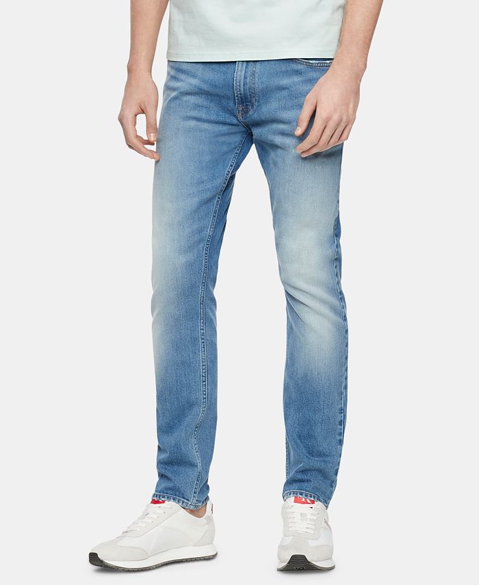 Calvin Klein Jeans Men's Athletic-Fit Tapered Jeans & Reviews - Jeans - Men  - Macy's