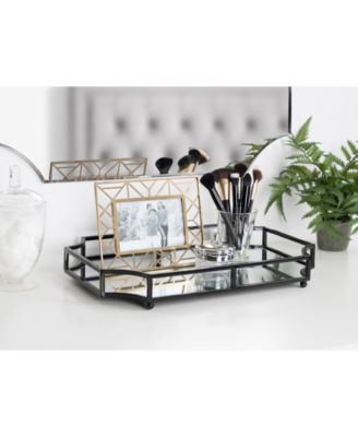 Ciel Metal Mirrored Scalloped Decorative Tray