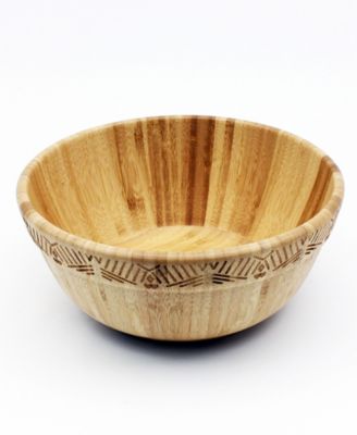 Bamboo Two-Tone Salad Bowl