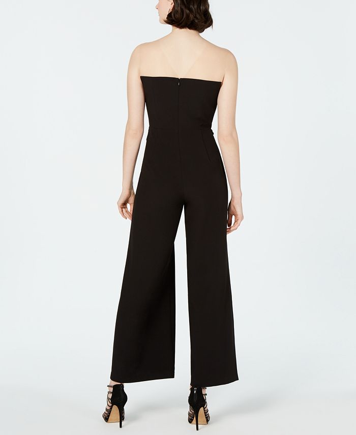 28th & Park Embellished Illusion Jumpsuit, Created for Macy's & Reviews ...