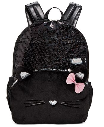 Cat sequin backpack hot sale