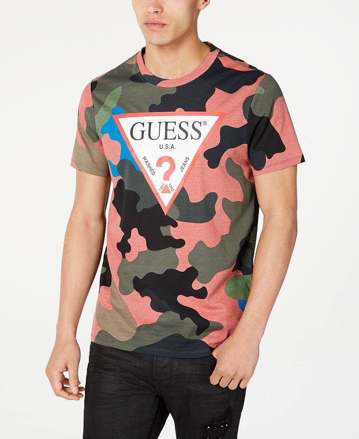 Camo online guess shirt