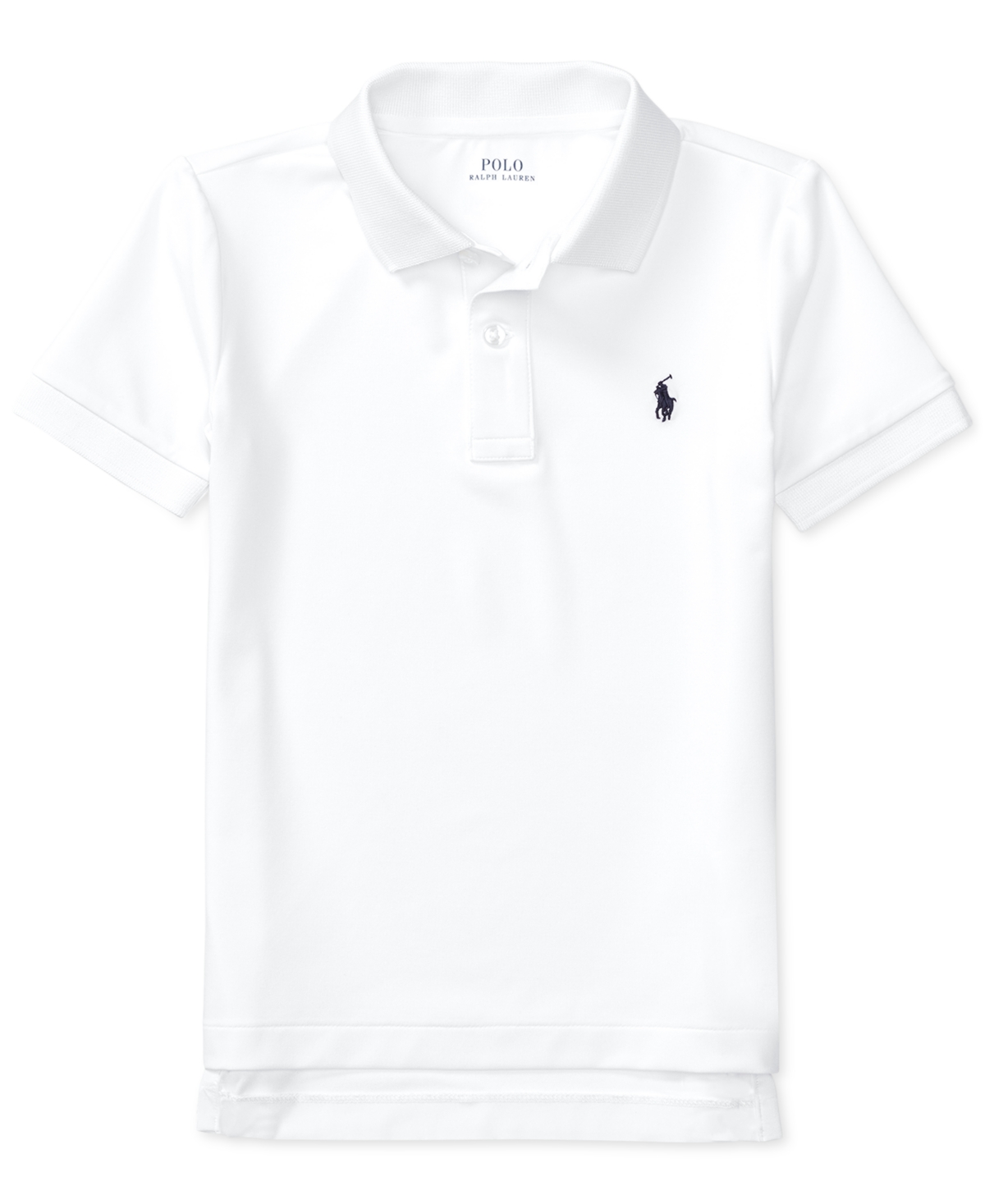 Polo Ralph Lauren Kids' Toddler And Little Boys Performance Jersey Polo Shirt In White