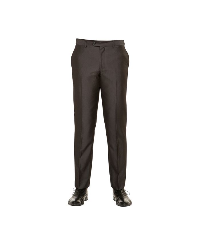 English Laundry Slim Fit Flat Front Men's Gray Diamond Pants - Macy's