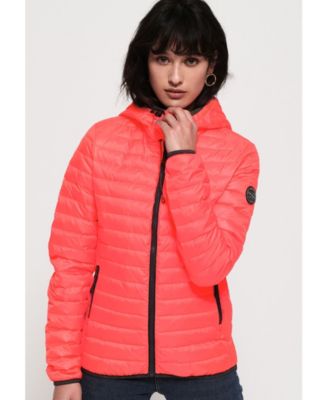 superdry core down hooded