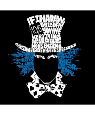 Mens Word Art T-Shirt - The Mad Hatter