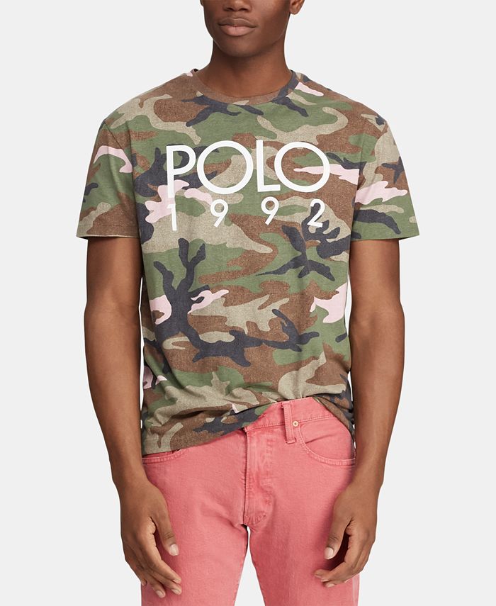 Polo Ralph Lauren Men's Big & Tall Camo T-Shirt & Reviews - T-Shirts - Men  - Macy's