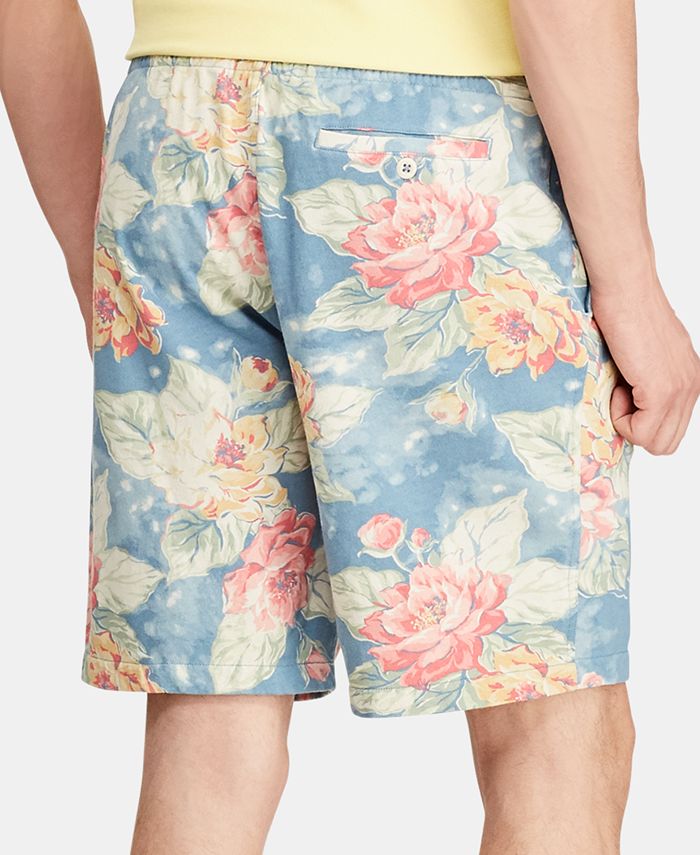 Polo Ralph Lauren Men's Big & Tall Floral Spa Terry Shorts Macy's
