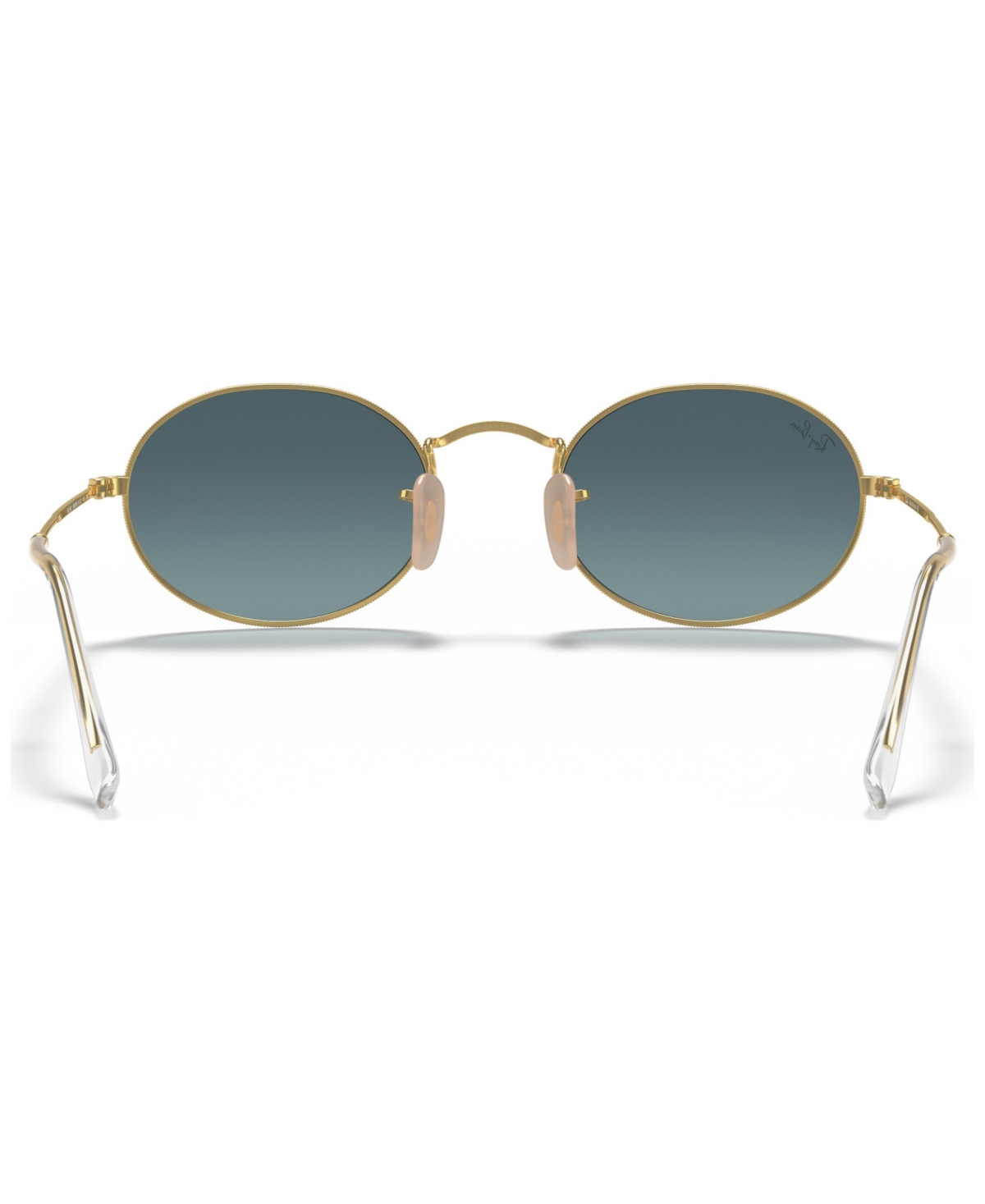 Shop Ray Ban Sunglasses, Rb3547 54 In Gold,blue Gradient Grey