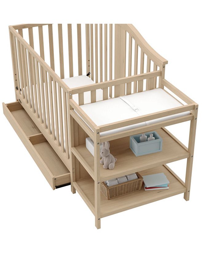 Storkcraft Graco Solano 4 in 1 Convertible Crib and Changer with Drawer