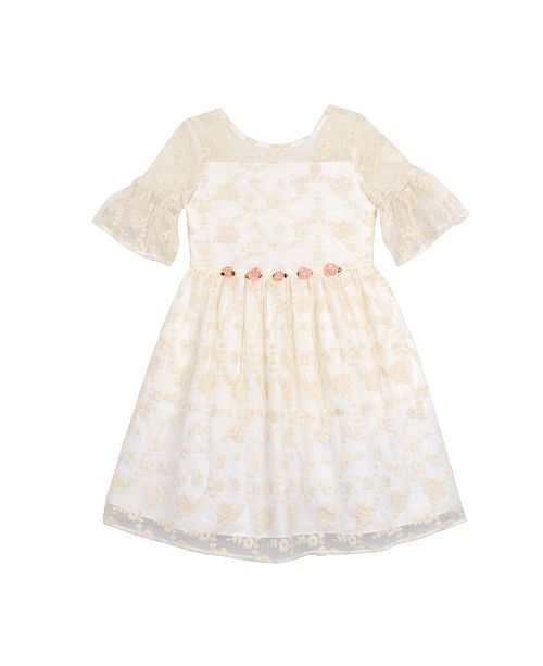 Laura Ashley Embroidered Mesh Dress Reviews All Girls Dresses