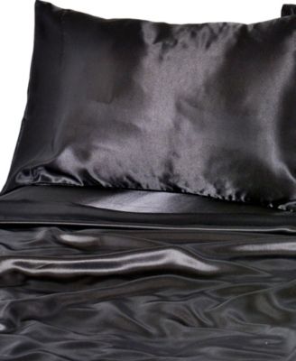 Luxurious Satin 3-Pc. Sheet Set, Twin