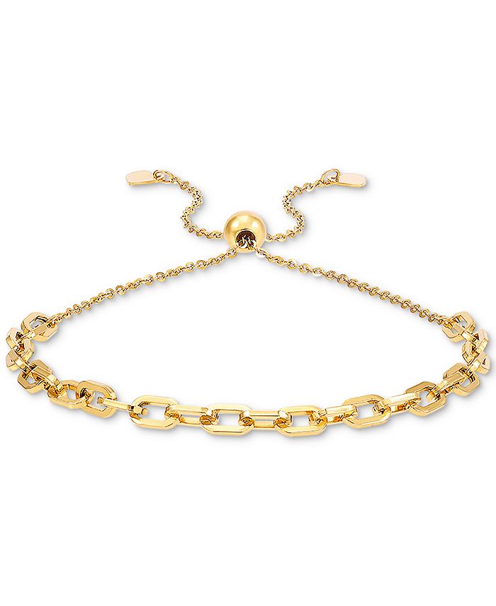 10k gold discount bolo bracelet