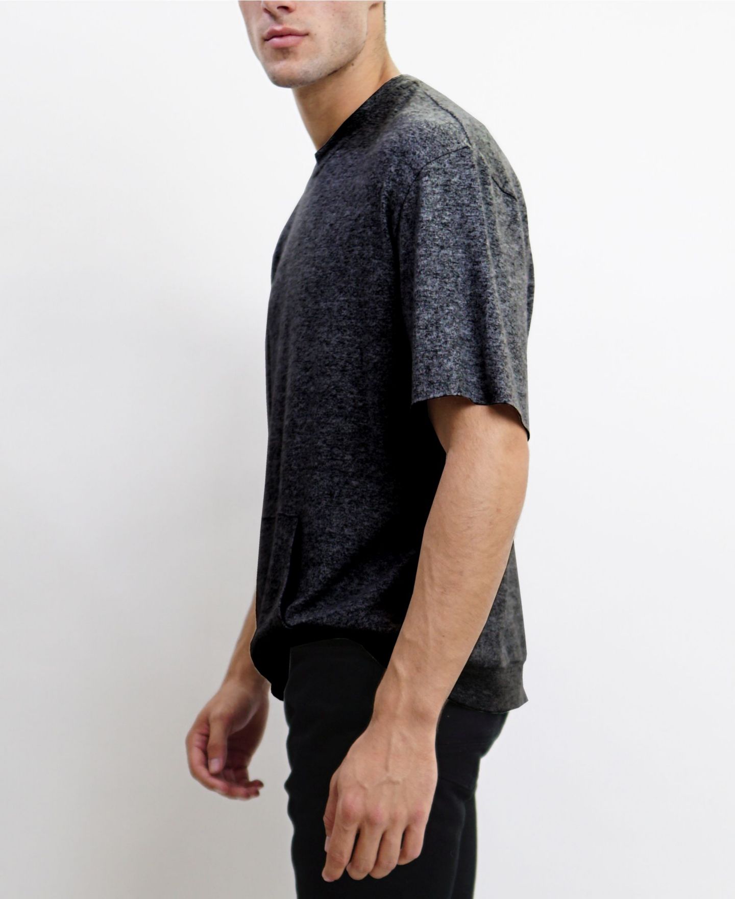Мужская футболка COIN 1804 Ultra Soft Lightweight Short-Sleeve Pocket, цвет: Угольный — фото 2