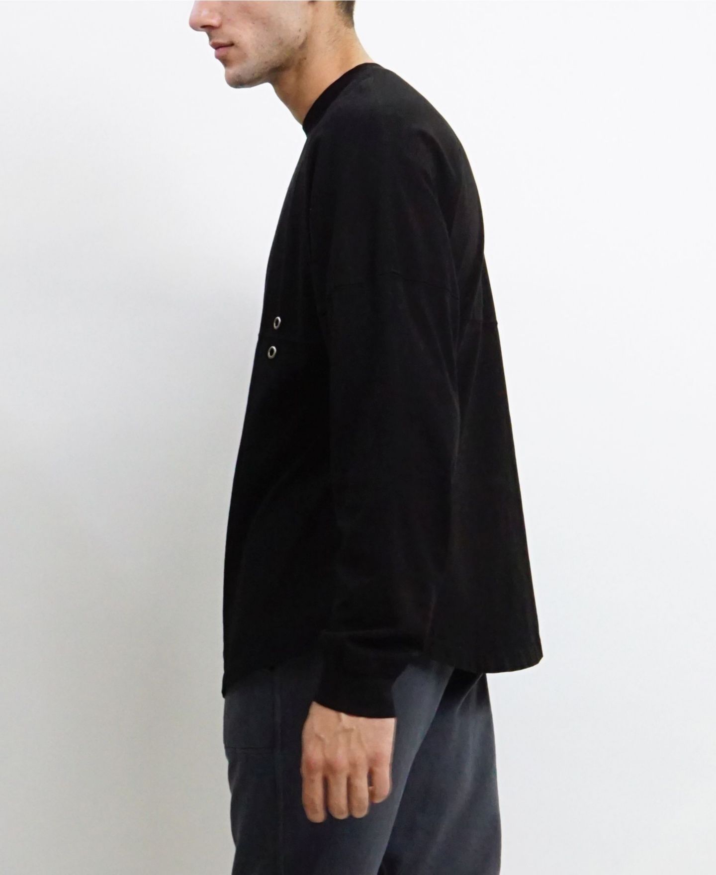 Мужская толстовка COIN 1804 Long-Sleeve Pullover, цвет: Чёрный — фото 2