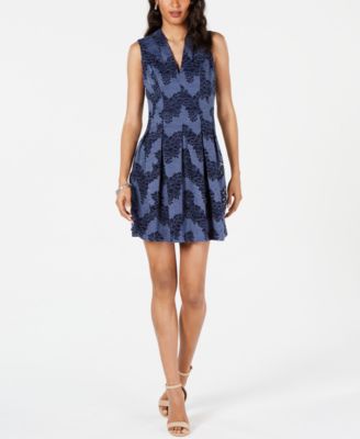 camuto women's vince camuto lace fit and flare dress 2026 Fashions