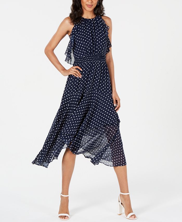 Vince Camuto Tiered Handkerchief Hem Dress Macy s