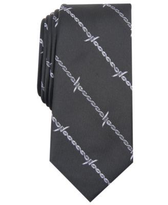 INC International Concepts - Men's Barbed Wire Graphic Tie