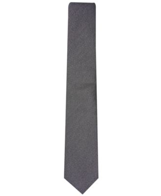 Men's Metallic Texture Slim Tie, Created for Macy's
