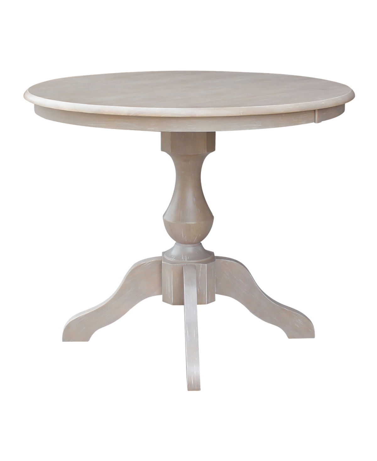 International Concepts Round Top Pedestal Table - 28.9