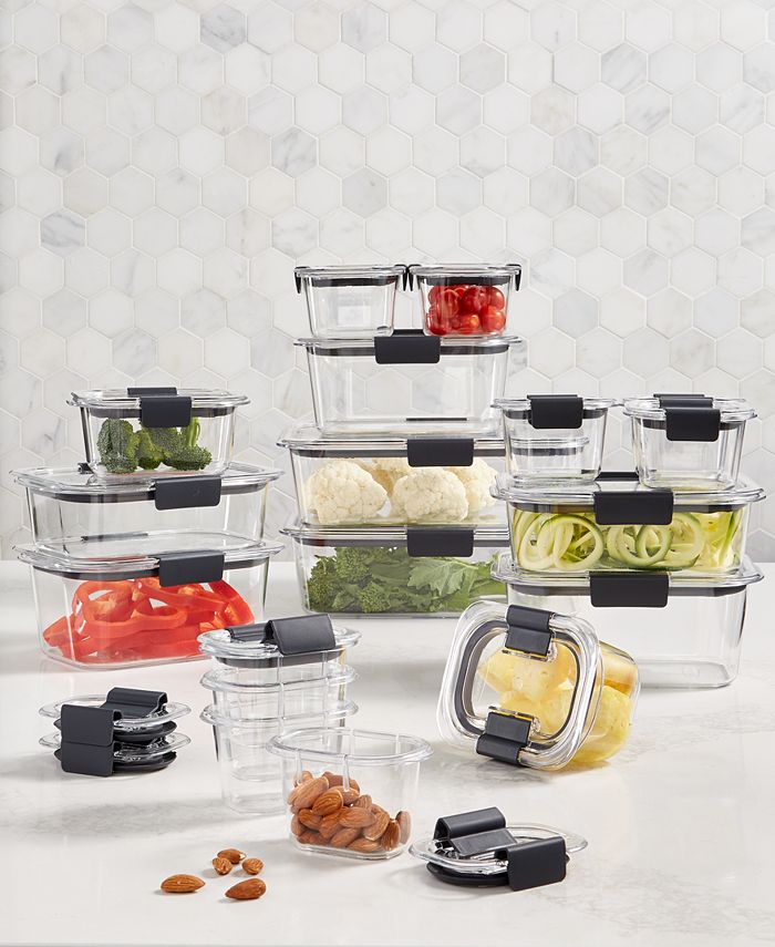Rubbermaid Brilliance Container, Pantry Organization