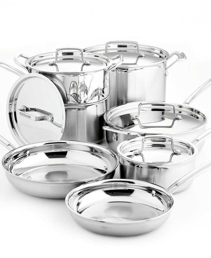 Cuisinart - Multiclad Pro Stainless 12-Piece Cookware Set