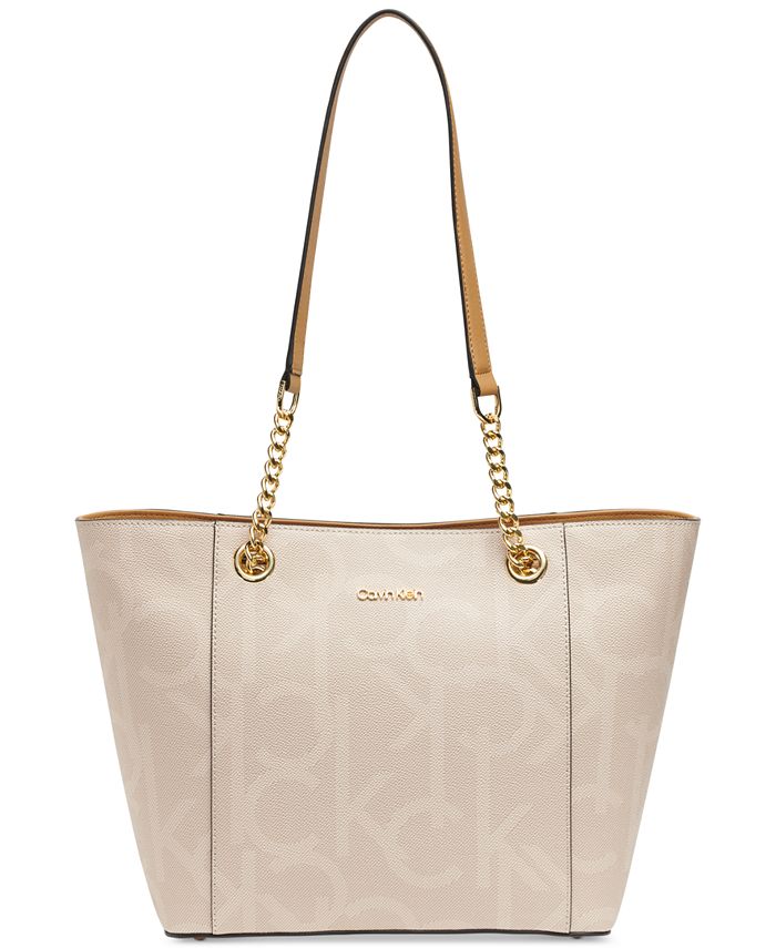 Calvin Klein Hayden Large Signature Tote & Reviews - Handbags & Accessories  - Macy's