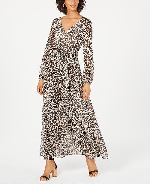 Inc Animal Print Maxi Dress Created For Macy S