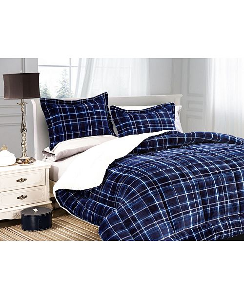 Elegant Comfort Softest Coziest Heavy Weight Plaid Pattern