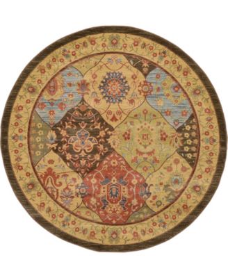 Orwyn Orw1 6' x 6' Round Area Rug