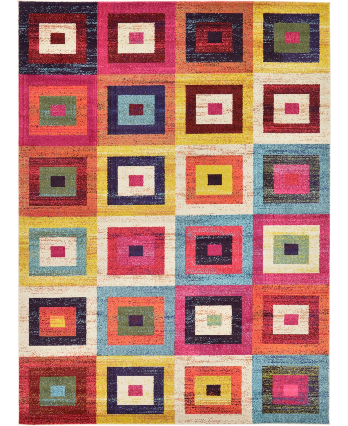 Bayshore Home Newwolf New2 Multi 8' x 11' Area Rug - Multi