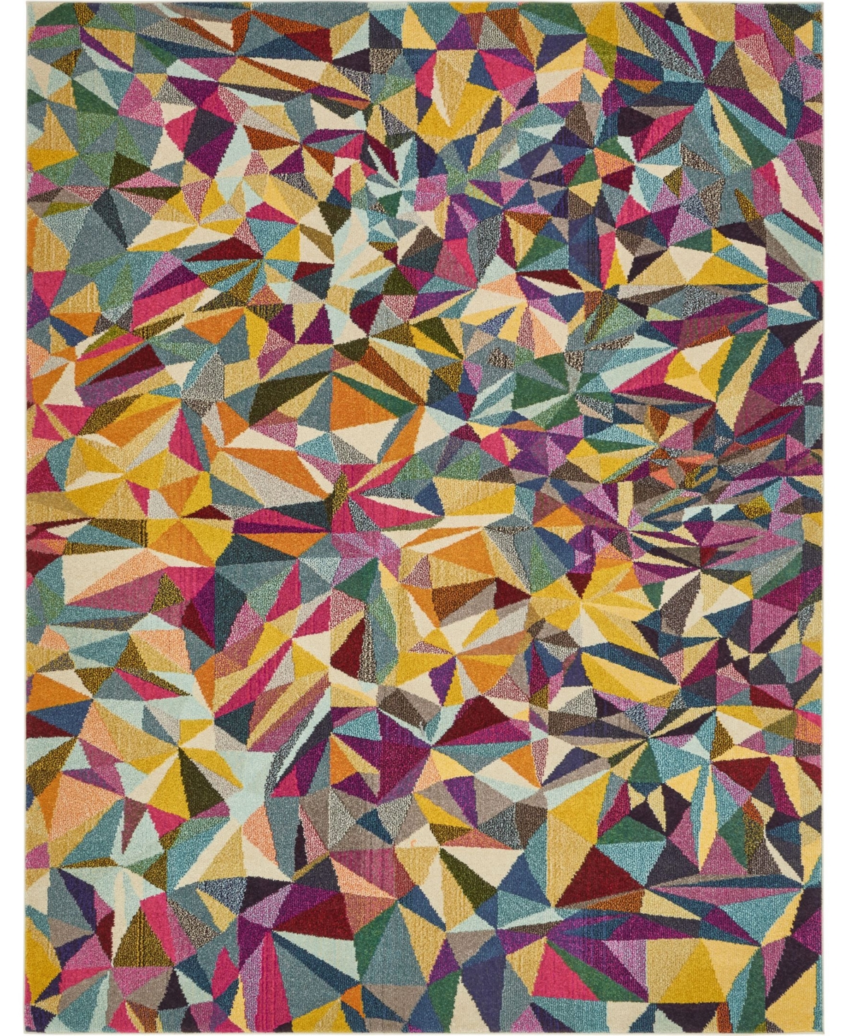 Bayshore Home Newwolf New1 Multi 8' x 10' Area Rug - Multi