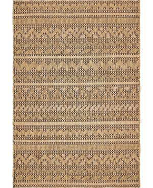 Bridgeport Home Pashio Pas6 Light Brown 4' x 6' Area Rug