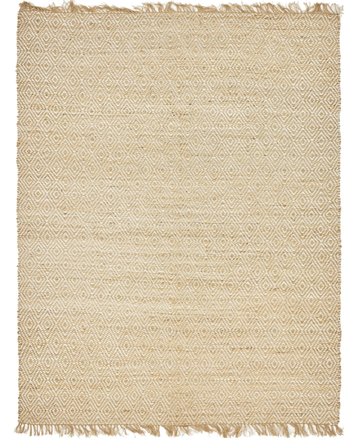 Bayshore Home Braided Tones Brt3 8' x 10' Area Rug - Natural/white