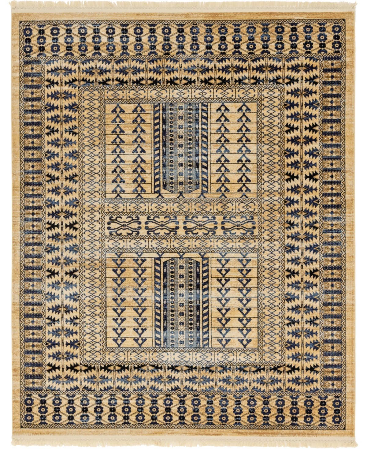 Bayshore Home Borough Bor4 8' x 10' Area Rug - Beige