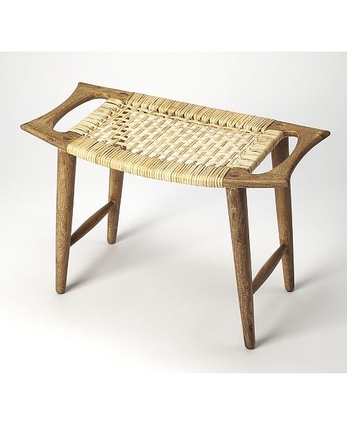Butler Specialty Butler Tristan Wood And Rattan Stool Reviews