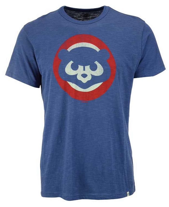 47 Brand Men's Chicago Cubs Scrum Coop Logo T-Shirt - Macy's