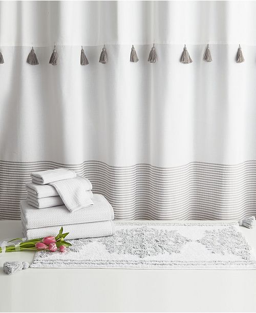 Peri Home Panama Stripe 8 Pc Bath Kit Reviews Shower Curtains
