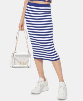 Michael Kors - Striped Sweater Skirt