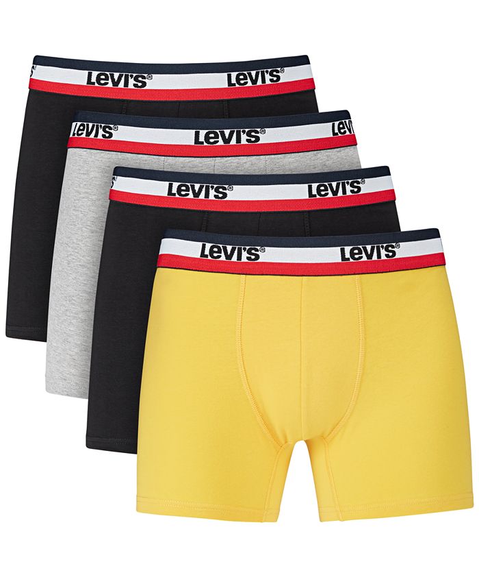 Levi's Men's 4-Pk. Stretch Boxer Briefs & Reviews - Underwear & Socks - Men  - Macy's