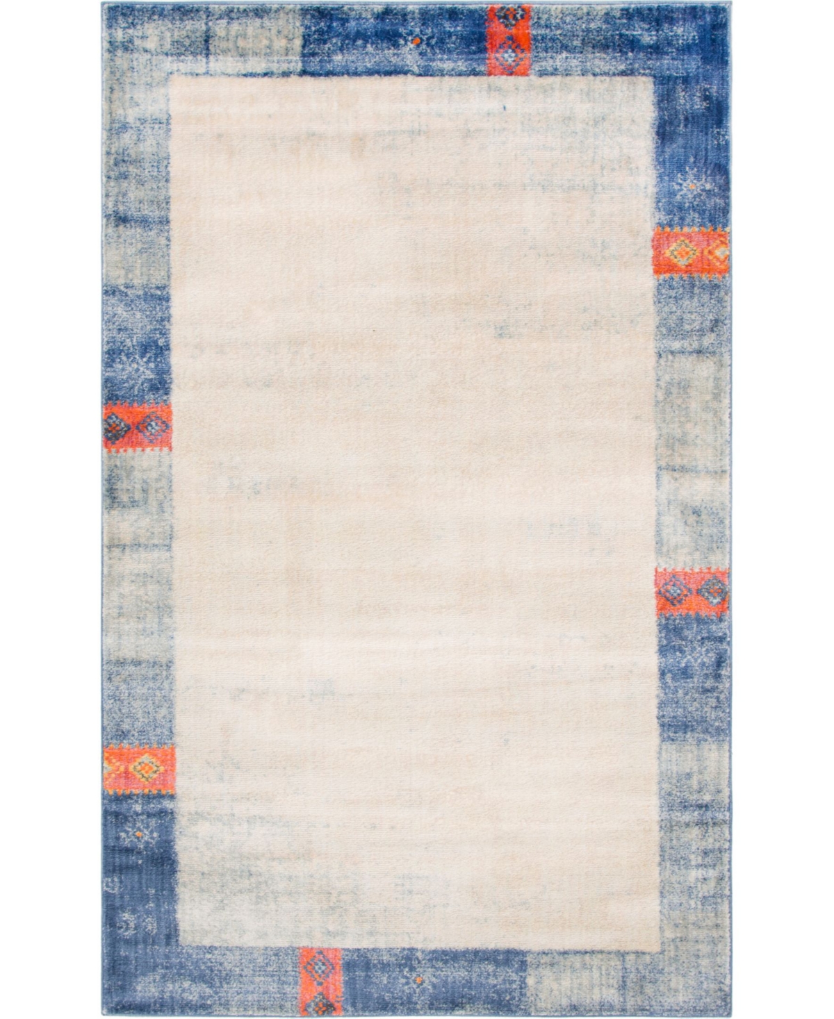 Bayshore Home Haven Hav4 5' x 8' Area Rug - Blue