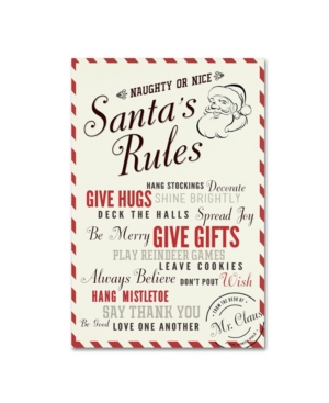 Trademark Global Lantern Press 'santa Claus 1' Canvas Art In Multi