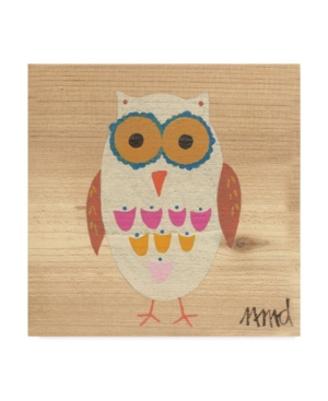 Trademark Global Nicole Dietz 'owl Copper' Canvas Art In Multi