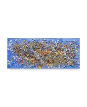Trademark Global Sharon Pitts 'nest Birds' Canvas Art In Multi
