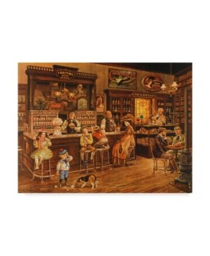 Trademark Global Lee Dubin 'turn Of The Century Drug Store' Canvas Art In Multi