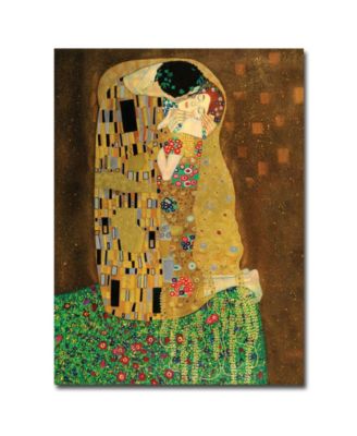 Trademark Global The Kiss By Gustav Klimt Canvas Art 24 X 18 Macy S   13016102 Fpx.tif