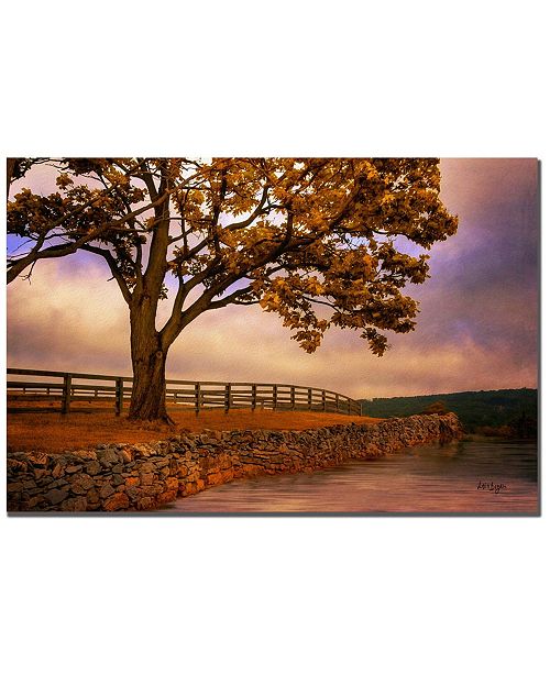 Trademark Global Lois Bryan One Tree Hill Canvas Art 24 X 16