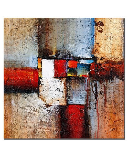 Trademark Global Rio Cube Abstract Vi Canvas Art 24 X 24