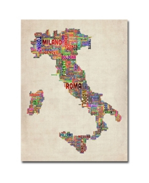 Trademark Global Michael Tompsett 'italy Ii' Canvas Art In Multi
