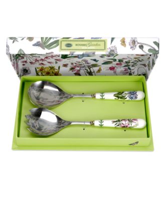 Portmeirion Botanic Garden Salad Servers, Set of 2 - Macy's